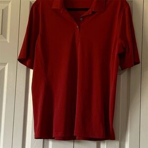 Cutter & Buck Men's 2XL Red Short‎ Sleeve Polo Shirt Casual